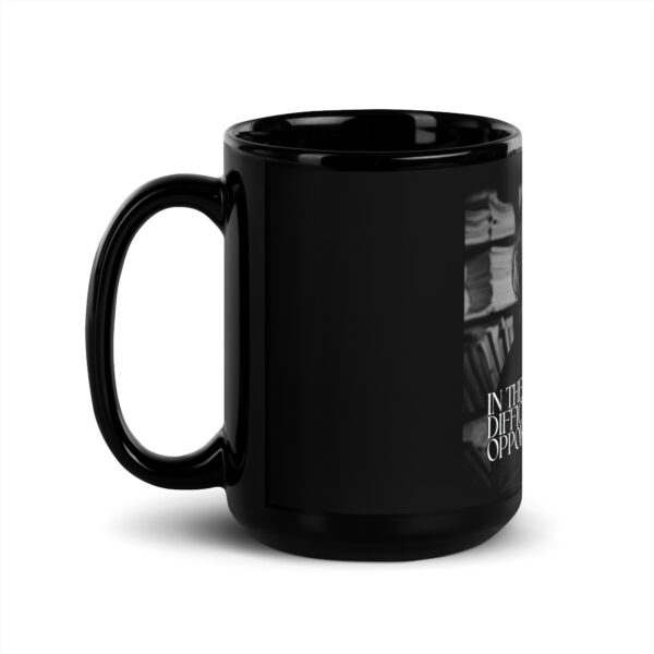 Albert Einstein Black Mug- In the Middle of Difficulty Lies Opportunity - Image 4