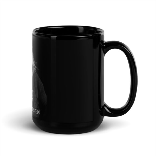 Albert Einstein Black Mug- In the Middle of Difficulty Lies Opportunity - Image 5