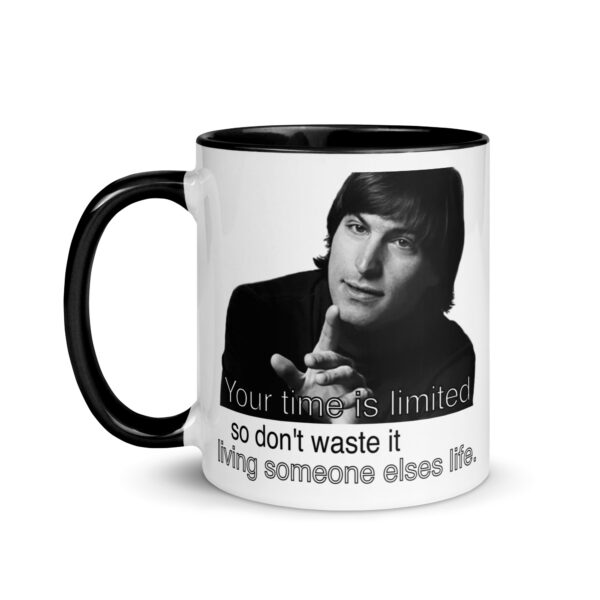 Steve Jobs Mug - Time is Limited